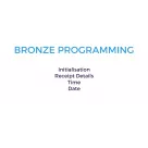 Receipt Header, Date & Time Bronze Programming