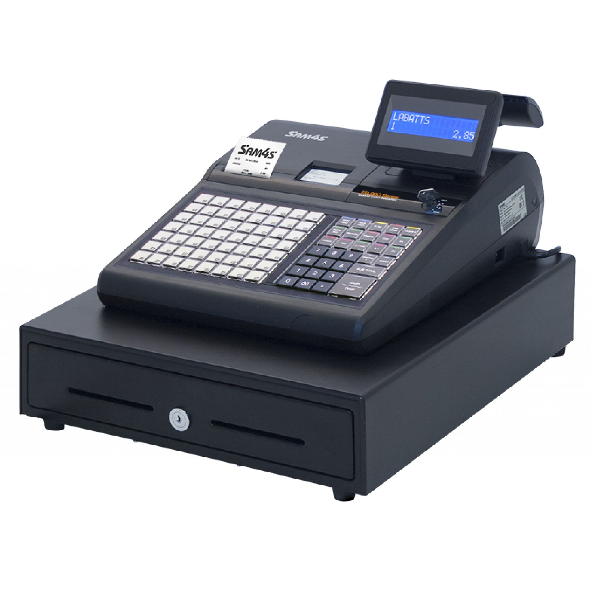 Sam4s Cash Register Till ER945 Raised Keyboard 2 Printers Cash Register Group