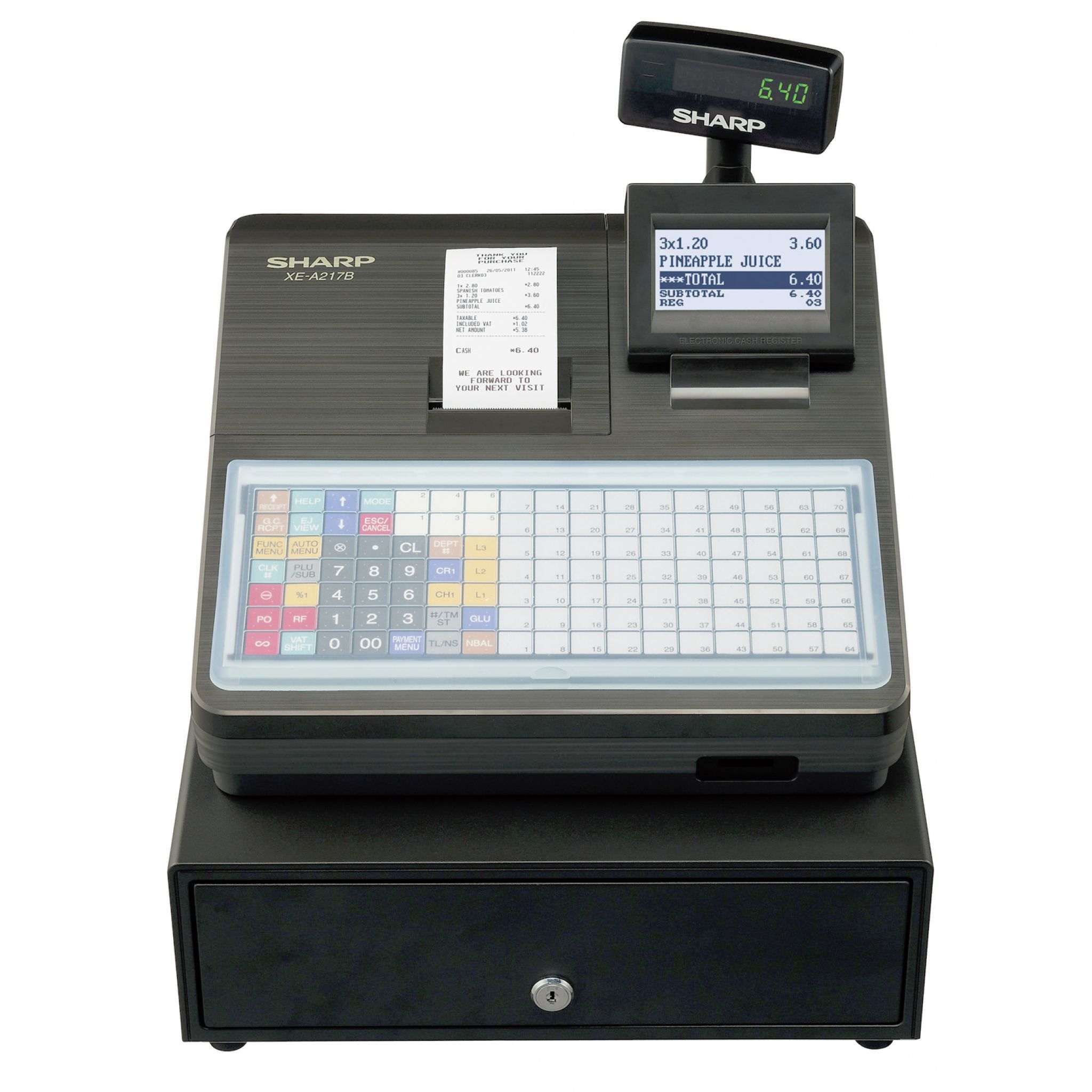 Sharp Cash Register XEA217B Black | Cash Register Group